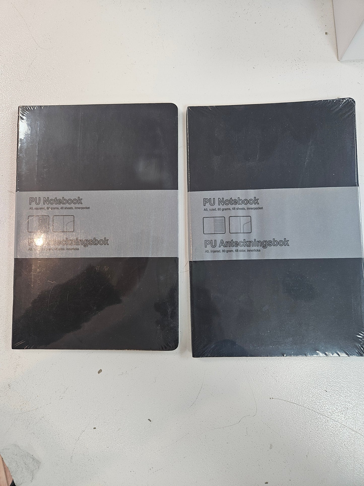 Notebook A5 rutad & linjerad