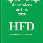 Högsta förvaltningsdomstolens årsbok 2020 (HFD)